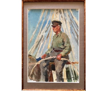Козловский А.С. Картина, 1958 г. (артикул №1129) - фото №5