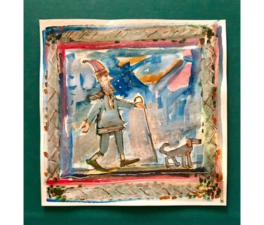 Мара Алесь (Марочкин А.А. 1940 г.р) "Прогулка, ХХ в. НЕТ В НАЛИЧИИ (артикул №1132) - фото №1