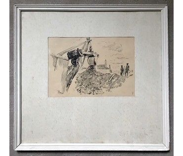 Романов С.Г. «Разбор руин. Минск», 1945 г. (артикул №1136) - фото №2