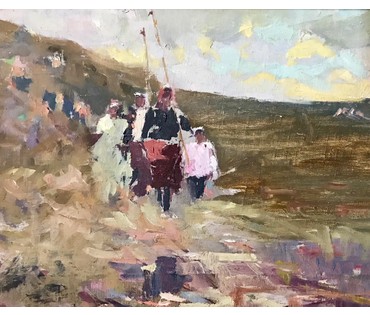 Дорошевич Ф.И. «Косцы», 1952 г. (артикул №1140) - фото №4