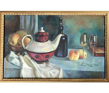 Зинчук А.М. "Двое", 1985 год (артикул №1182) - фото №3