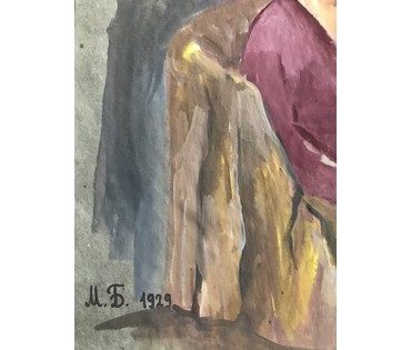 Тиме-Блок М.Г. (племянница А. Блока), 1929 год (артикул №1187) - фото №2