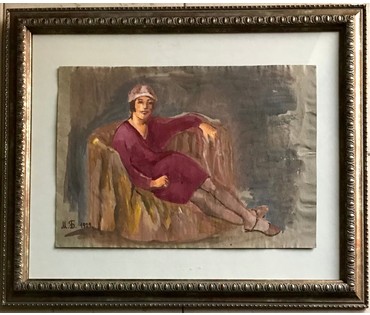 Тиме-Блок М.Г. (племянница А. Блока), 1929 год (артикул №1187) - фото №1