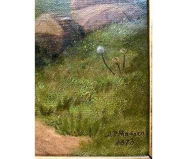 Andreas Peter Madsen "Лошадки". Дания, 1873 год (артикул №1206) - фото №4