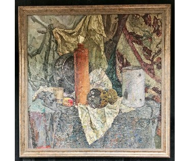 Сулковский В.Я "Натюрморт", холст, масло. Размер 75х75 см. (артикул №1227) - фото №1