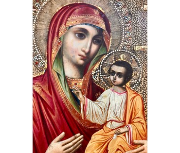 Иверская Пресвятая Богородица, Москва,XIX/XX вв. (артикул №1245) - фото №3