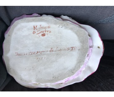 Скульптура "Придворная дама", фарфор Севр, Франция, 18 век. 1788г. Высота 21см. (артикул №1373) - фото №2
