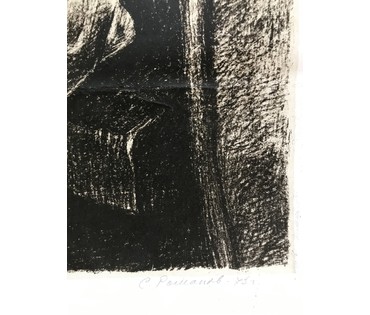 Романов С. (каталожная графика). Соцреализм. Редкий. Каталожный. Литография, 1975 год (артикул №1411) - фото №2
