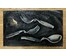 Шарков В.В. "Вилки и ложка" 1987г. ДВП, масло. Размер 57х37,5 см. (артикул №1450) - фото №2