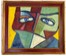 Акулов В.И. "Маска", 2007г. Оргалит, масло. Размер 73х63 см. (артикул №1456) - фото №1