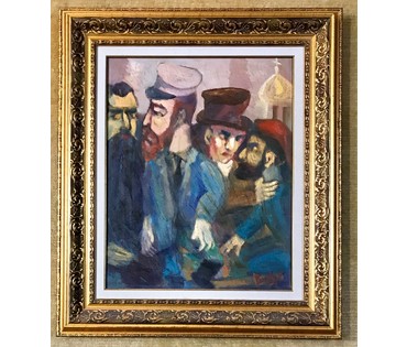 Акулов В.И. "Евреи у Православного Храма", 2010 год НЕТ В НАЛИЧИИ (артикул №1464) - фото №1