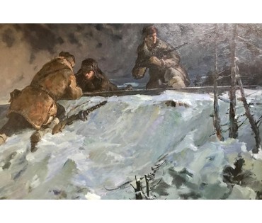 1метр 88 см/89 см Белоусов В.П. "Рельсовая война" 1964 год НЕТ В НАЛИЧИИ (артикул №1477) - фото №6