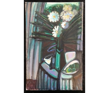 Сковородко О.А. - художник-модернист. Натюрморт, 1999 год (артикул №1551) - фото №4