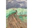 Кубарев В.Г. "Перед дождём", 1978г. Картон, масло. Размер 40х38 см. (артикул №4) - фото №5