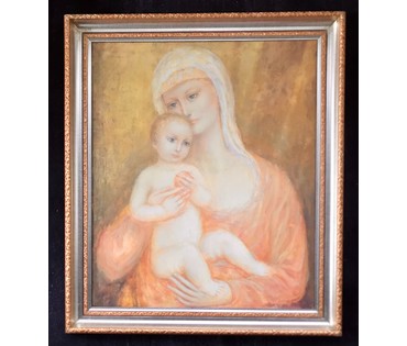 Кузьмич А.В. Мадонна с младенцем, 2006 год (артикул №1634) - фото №1