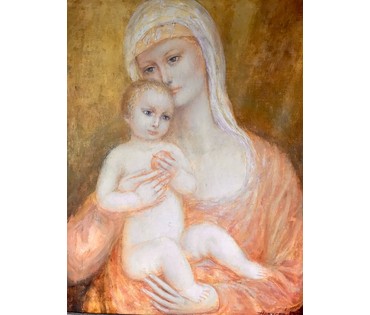 Кузьмич А.В. Мадонна с младенцем, 2006 год (артикул №1634) - фото №2
