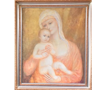 Кузьмич А.В. Мадонна с младенцем, 2006 год (артикул №1634) - фото №3