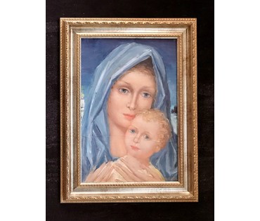 Кузьмич А.В. "Мадонна" из серии скорбящих мадон, 1992 год (артикул №1635) - фото №1