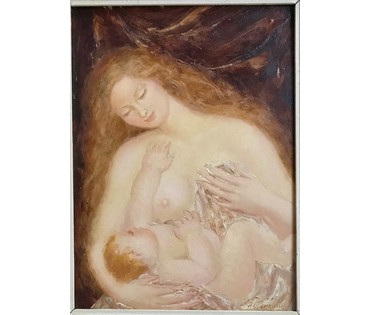 Кузьмич А.В. "Счастье". Город Минск, 1990 год (артикул №1636) - фото №4