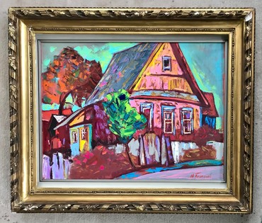 Платонов Ю.В. 1971 г.р. "Георгины цветут", 2017 год (артикул №1651) - фото №6