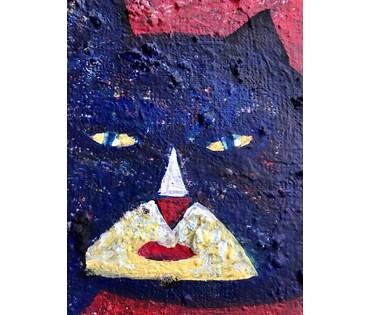 Акулов В.И.«Кот» из серии « Маски и образы», 2019 год. АВАНГАРД. (артикул №1672) - фото №3