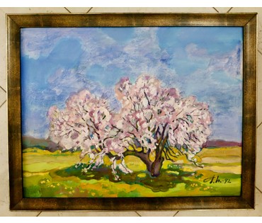 Поплавский Г.Г. "Одинокая", 1992 год (артикул №1675) - фото №1