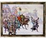 Каталожный Поплавский Г.Г. "Выступление дружины"2006г.Холст, акрил. Размер 60х80 см. (Сигнал перед боем). Эскиз росписи для Национальной библиотеки Республики Беларусь. (артикул №1676) - фото №1