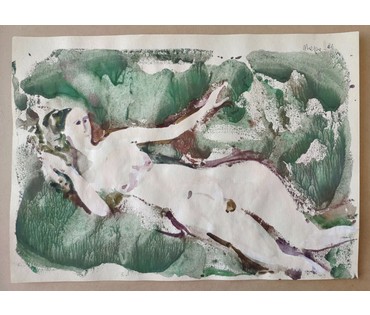 Алесь Мара (Марочкин А.А. 1940 г.р.). Акварель, 2021 год (артикул №1746) - фото №1