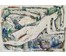 Алесь Мара (Марочкин А.А. 1940 г.р.). "Адпачывае" (бел.). Акварель, 2021 год (артикул №1747) - фото №3
