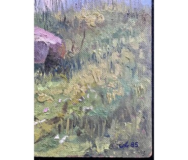 Мирский А.В. - любимый ученик народного х-ка Цвирко В.К. (1913-1993). "Облака", 1985 год (артикул №1764) - фото №4