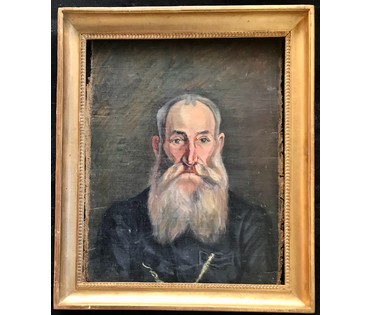 Станюта М.П. (1881 - 1974). Мужской портрет, нач. XX в. 53/70 см НЕТ В НАЛИЧИИ (артикул №1782) - фото №2