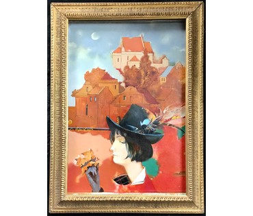 Каталожный Товстик В.А. "Осень", 2005 год. 80х60 см. Холст, масло. (артикул №1786) - фото №4