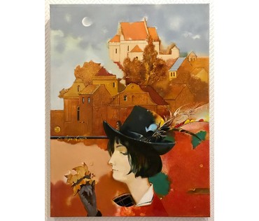 Каталожный Товстик В.А. "Осень", 2005 год. 80х60 см. Холст, масло. (артикул №1786) - фото №1