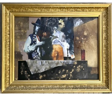 Каталожный Товстик В.А."Цыганскi кароль", 1996 год. Холст, масло. Размер 80х100 см. (артикул №1794) - фото №2