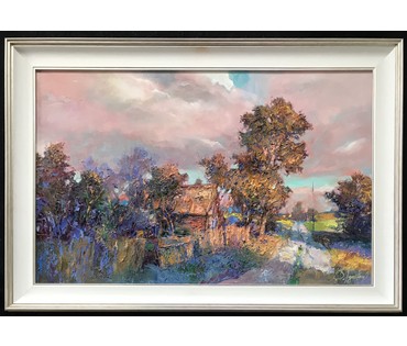 Игнатенко С.Н. "Стары паселак", 2020 год; 45/70 см (артикул №1828) - фото №1