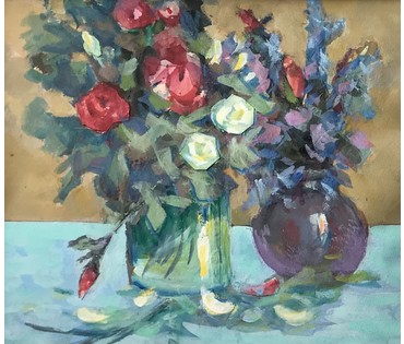 Назаренко Н. П. Натюрморт, 1967 год; 35,8/44,4 см без рамы (артикул №1831) - фото №2