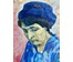 Красовский Е.К "Портрет жены"; 52/52 см; в родной раме 54,5/54,5 см (артикул №1783) - фото №5