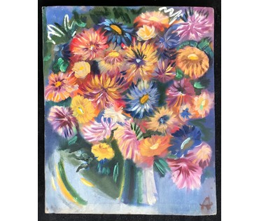 Клименко А.И. 1979 г.р. "Букет", 2001 год; 60/48 см (артикул №1812) - фото №1
