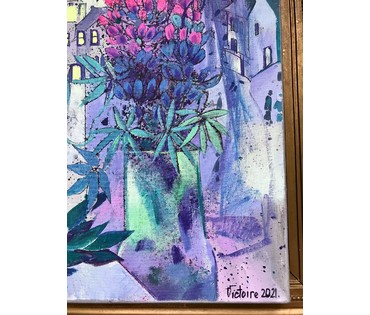 Ильина В.А. "Ранiца ў летку", 2021 год (бел.); 60/80 см (артикул №1818) - фото №2