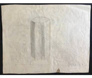 Роздзяловская Я.И. Акварель. Натюрморт. 1971 год. (артикул №1827) - фото №3