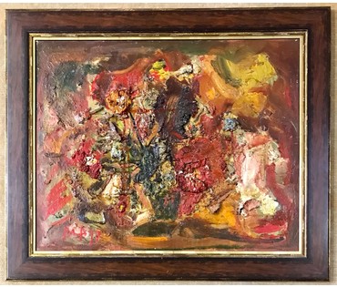 Акулов В.И. Натюрморт, 1997г. ДВП, масло. Размер 62/80 см (артикул №1869) - фото №1