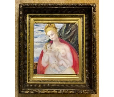 Кузьмич А.В. "Мадонна", 2002 год; 31,3/21,7 см (артикул №1870) - фото №2