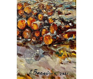 Белайчук А.В "Весенний день" 2021г. Холст, масло. Размер 50х80 см. № 1944 (артикул №1944) - фото №3