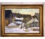 Довгялло М.Х (1908-1978) "Зима в деревне" 1957г. Картон,масло. Размер 69,5х48 см. (артикул № 1971) - фото №2