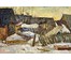Довгялло М.Х (1908-1978) "Зима в деревне" 1957г. Картон,масло. Размер 69,5х48 см. (артикул № 1971) - фото №4