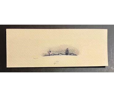 Селещук Н.М. Акварель к книге Я.Колас "Рак-Вусач". Размер 19,5х7,3 см. № 2046 (артикул №2046) - фото №1