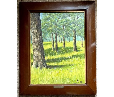 Яковлев Б.Н. "Солнечный день", первая четверть 20 века. Холст, масло. Размер 65х51 см. № 2082 (артикул №2082) - фото №5