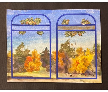 Селещук Н.М "На арэхавай палянцы",1975г. Размер 26х33 см. (артикул № 2136) - фото №2