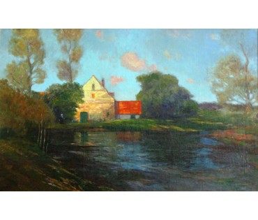 ГАНЗЕН Алексей Васильевич (1876-1937)-внук и ученик И.К. Айвазовского. "ПЕЙЗАЖ" (артикул №96) - фото №5