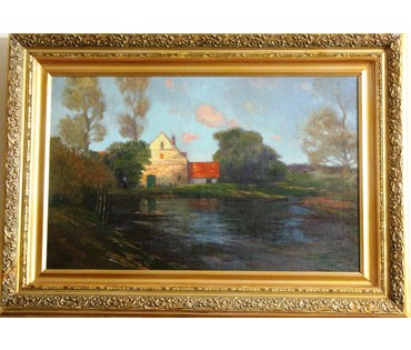 ГАНЗЕН Алексей Васильевич (1876-1937)-внук и ученик И.К. Айвазовского. "ПЕЙЗАЖ" (артикул №96) - фото №1